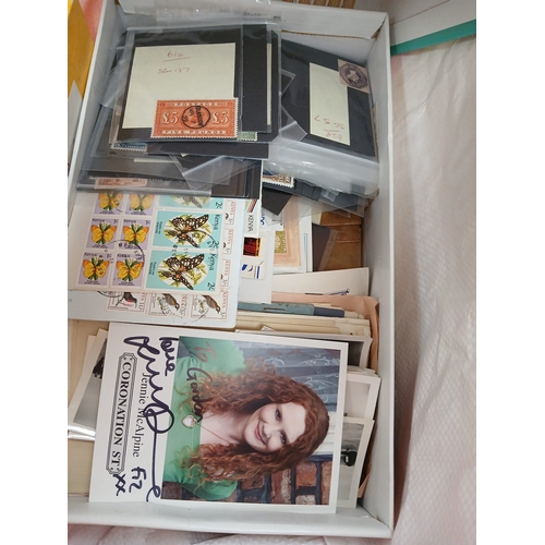 101 - World. An accumulation of stamps in four bags-for-life including, useful Austria in one country albu... 