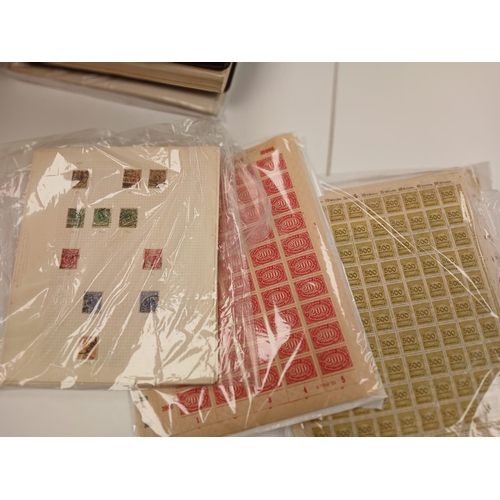 101 - World. An accumulation of stamps in four bags-for-life including, useful Austria in one country albu... 