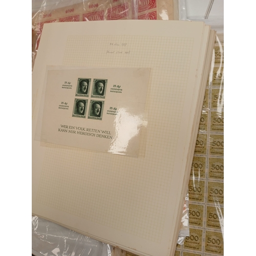 101 - World. An accumulation of stamps in four bags-for-life including, useful Austria in one country albu... 