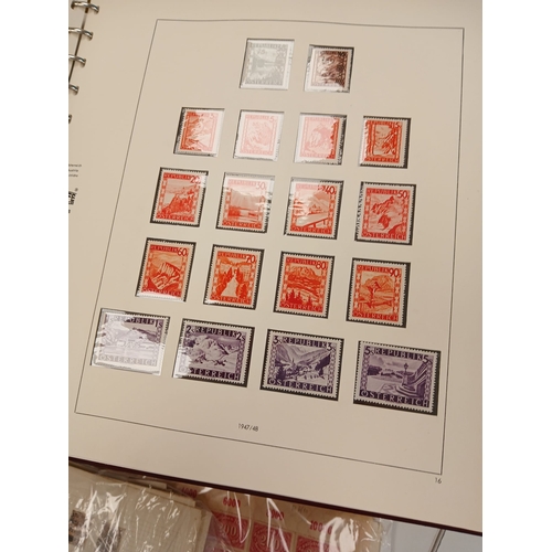 101 - World. An accumulation of stamps in four bags-for-life including, useful Austria in one country albu... 