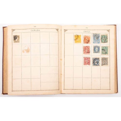 103 - World and China. A collection of world stamps in three albums, with strength in an intact Lincoln al... 