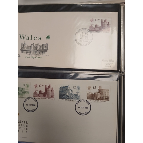 104 - Great Britain and World. A collection of stamps in seven volumes, including Great Britain with early... 