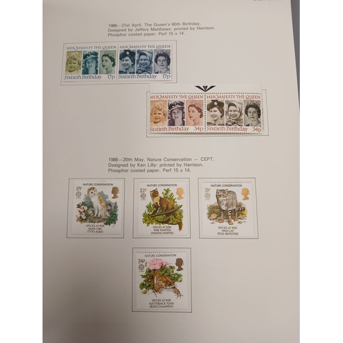 104 - Great Britain and World. A collection of stamps in seven volumes, including Great Britain with early... 