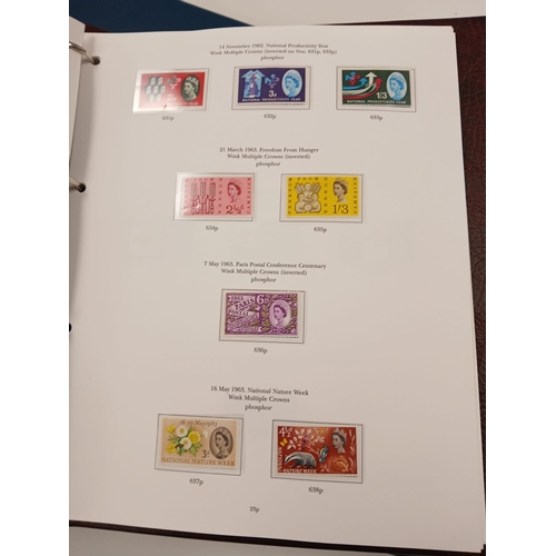 104 - Great Britain and World. A collection of stamps in seven volumes, including Great Britain with early... 