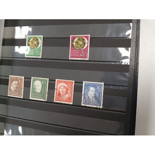 109 - Germany. A highly catalogued collection of West Germany in 64 sided stock-book.