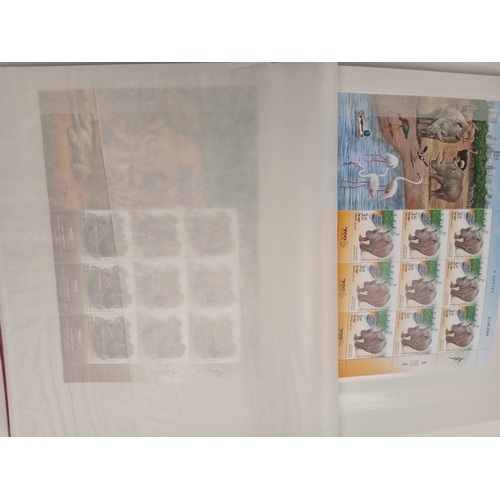 111 - Israel. A SG stockbook with MNH and Self-Adhesive new issue stamps from Israel, with high face value... 