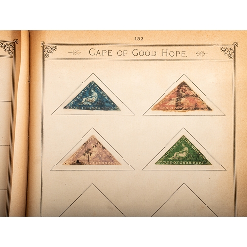 129 - ''Old-time. A collection of world stamps in three albums, with strength in a Lincoln album including... 