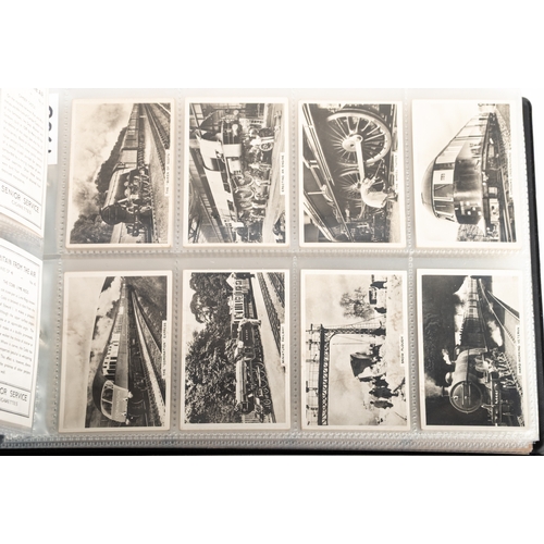 13 - An album of Godfrey Phillips cigarette cards, various sets and part sets including 'Ships That have ... 