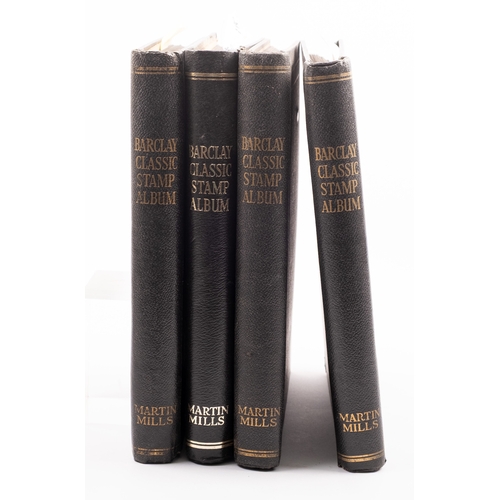 175 - Great Britain. A valuable collection of 1d reds plates 71 to 225, in quantity, housed in four Barcla... 