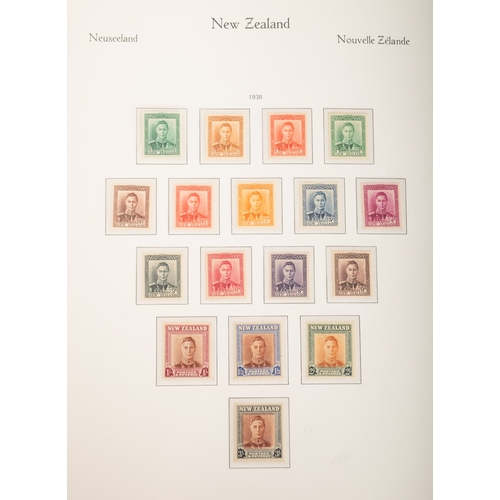 18 - New Zealand. A collection of New Zealand stamps in six albums, comprising a Hingeless Queen Victoria... 