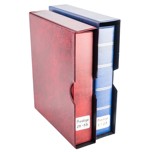 21 - Great Britain. Two very nicely presented ring binders with Prestige Booklet panes from DX1 - DX55 (s... 