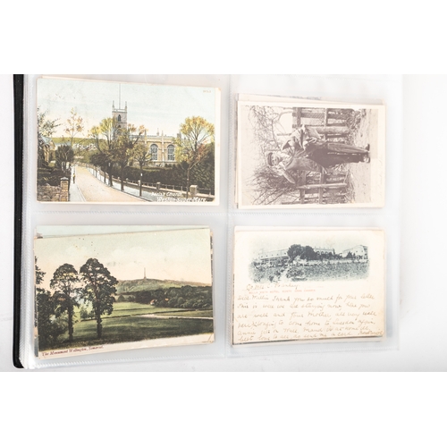 3 - Two albums of early 20th century postcards, mainly GB topographical including views of Tower Bridge,... 