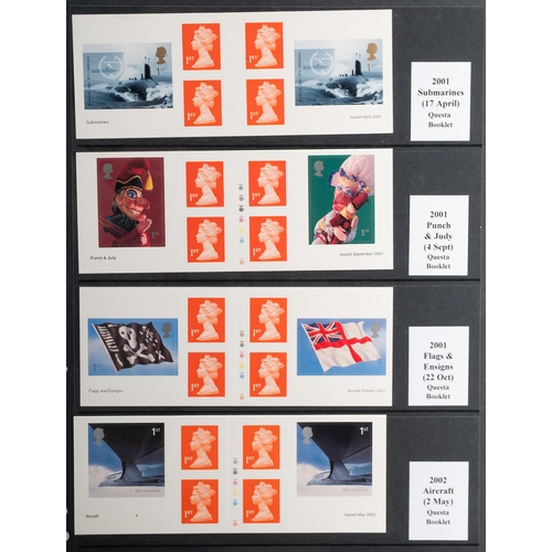 30 - Great Britain. A good collection of booklets, mostly Self-Adhesive barcoded. Housed in ring binder o... 