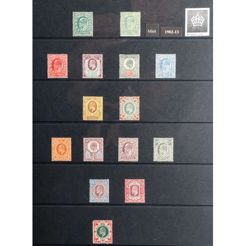 31 - Great Britain. A collection of Great British stamps in stock-book, from 1840 1d black with 4 margins... 