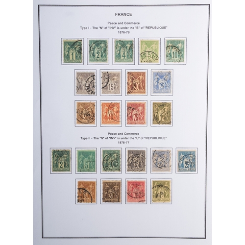 35 - France. A beautiful collection in two albums, put together with care and great passion, comprising u... 