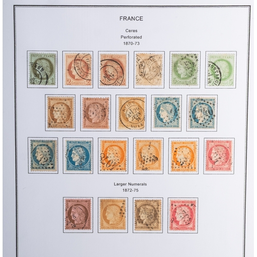 35 - France. A beautiful collection in two albums, put together with care and great passion, comprising u... 