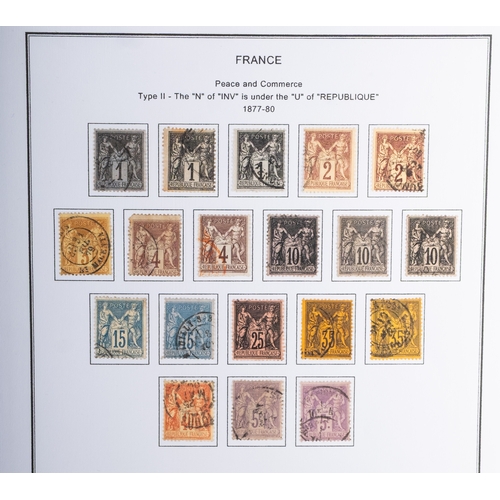 35 - France. A beautiful collection in two albums, put together with care and great passion, comprising u... 