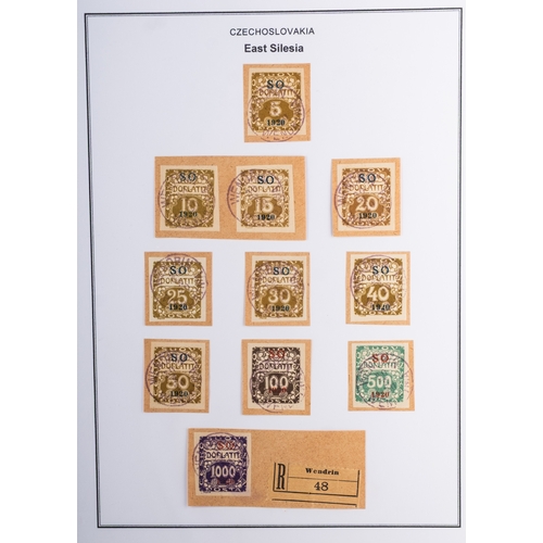 41 - Czechoslovakia. A nicely written up collection of fine used Czechoslovakia / Czech material in two v... 