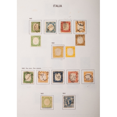 42 - Italy. A used collection of Italian stamps in a one-country album from early to 1990s. (Note, some p... 