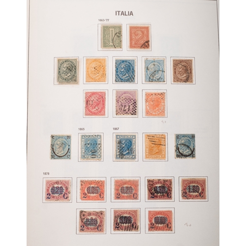 42 - Italy. A used collection of Italian stamps in a one-country album from early to 1990s. (Note, some p... 