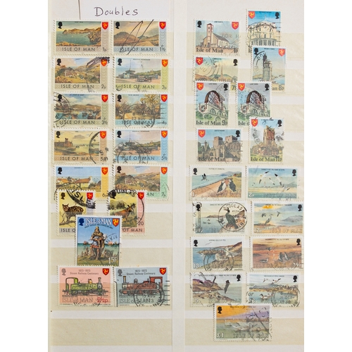 46 - Great Britain. A collection of general and duplicated stamps from Great Britain, mostly used, but in... 