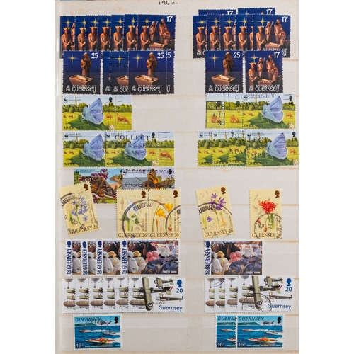 46 - Great Britain. A collection of general and duplicated stamps from Great Britain, mostly used, but in... 