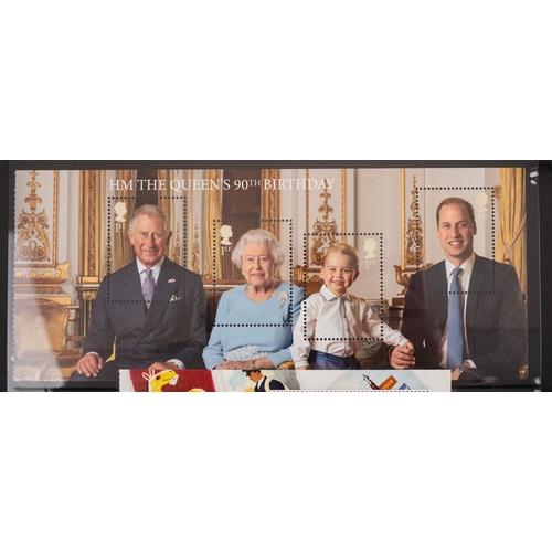 51 - Great Britain. A collection of GB stamps including overseas overprints in a 32-sided light stock-boo... 