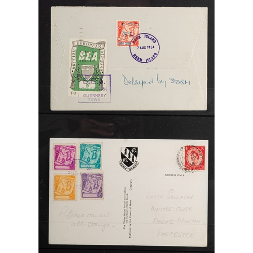 52 - Cinderella. A good collection of Cinderella type material in twelve volumes including Bardsey, Lundy... 