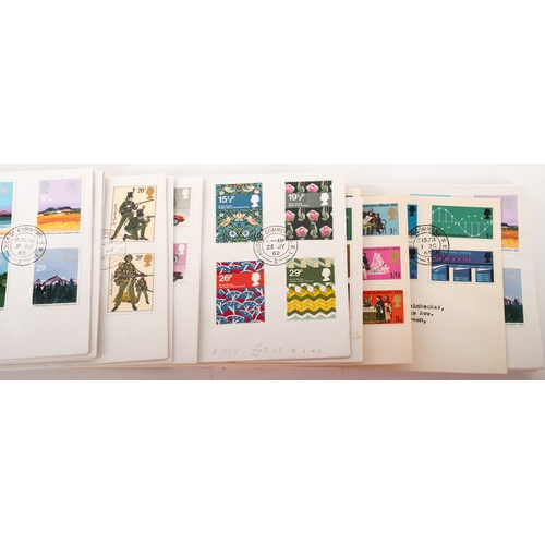 56 - Shoebox of 1970's/80's FDCs, unaddressed, with House of Commons cancels, plus album of RAF covers in... 