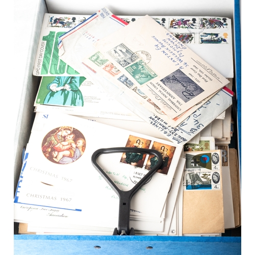 57 - Five stamp albums including two well-filled Movaleaf, including some useful KGVI with MH Ascension t... 