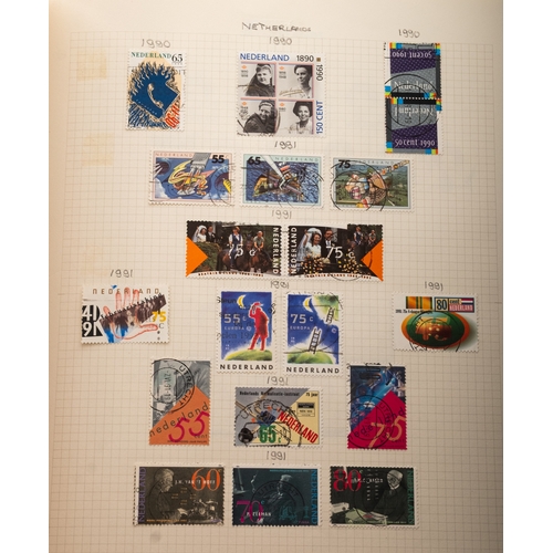 58 - Europe. A useful collection of European stamps in five spring-back albums, including some higher cat... 