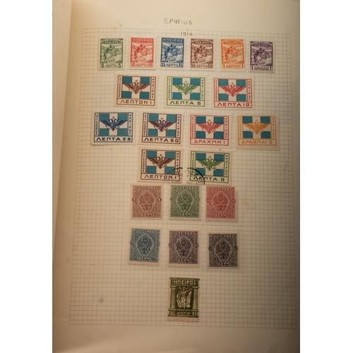 58 - Europe. A useful collection of European stamps in five spring-back albums, including some higher cat... 