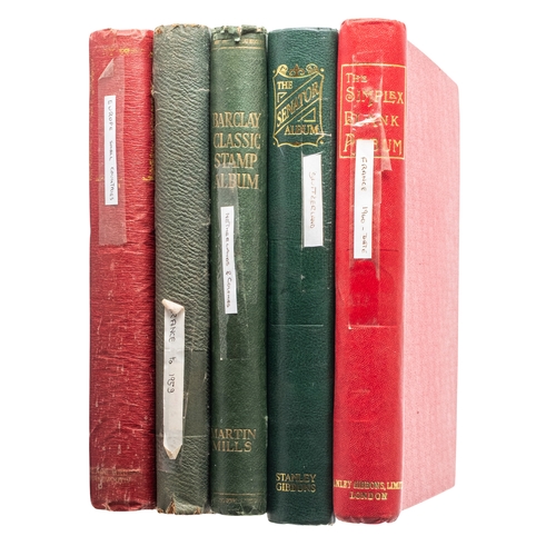 58 - Europe. A useful collection of European stamps in five spring-back albums, including some higher cat... 