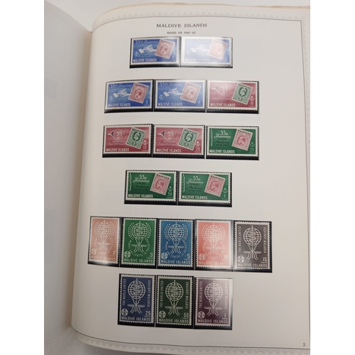 61 - India, Burma, Ceylon, Pakistan ''Illustrated Minkus Stamp Album'', with ranges including Indian stat... 