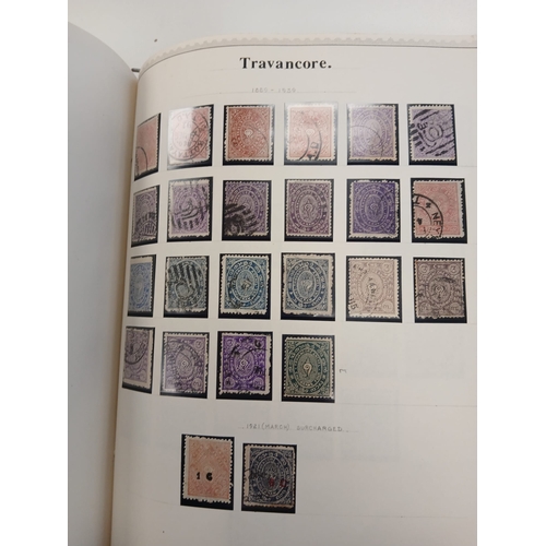 61 - India, Burma, Ceylon, Pakistan ''Illustrated Minkus Stamp Album'', with ranges including Indian stat... 