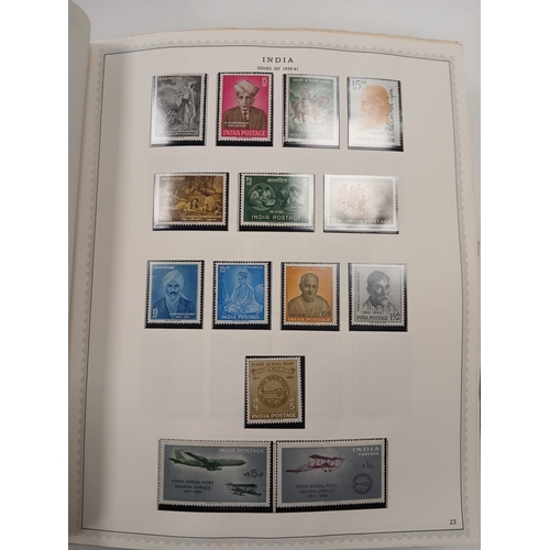 61 - India, Burma, Ceylon, Pakistan ''Illustrated Minkus Stamp Album'', with ranges including Indian stat... 