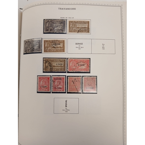 61 - India, Burma, Ceylon, Pakistan ''Illustrated Minkus Stamp Album'', with ranges including Indian stat... 