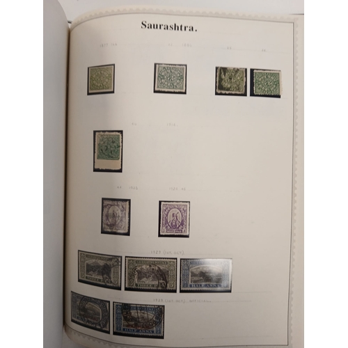 61 - India, Burma, Ceylon, Pakistan ''Illustrated Minkus Stamp Album'', with ranges including Indian stat... 