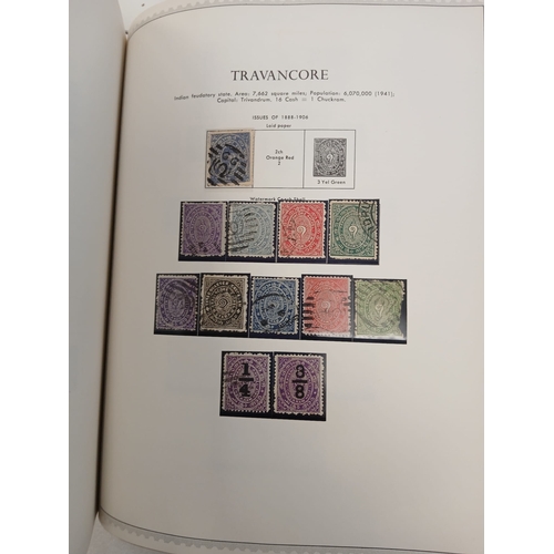 61 - India, Burma, Ceylon, Pakistan ''Illustrated Minkus Stamp Album'', with ranges including Indian stat... 