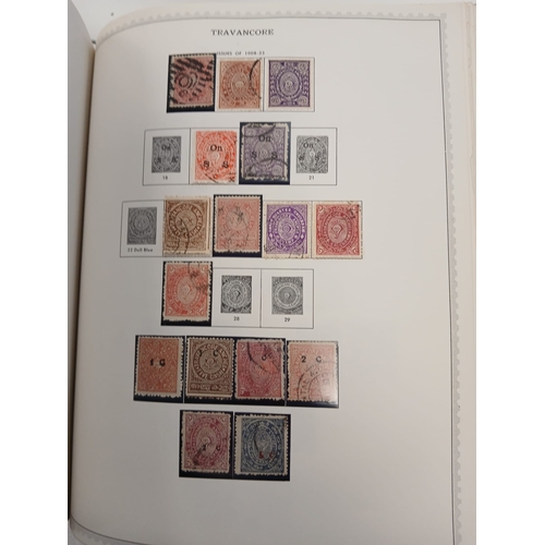 61 - India, Burma, Ceylon, Pakistan ''Illustrated Minkus Stamp Album'', with ranges including Indian stat... 