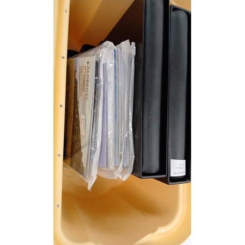 63 - Alderney. A collection of stamps from Alderney in two boxed hingeless albums, together with a quanti... 