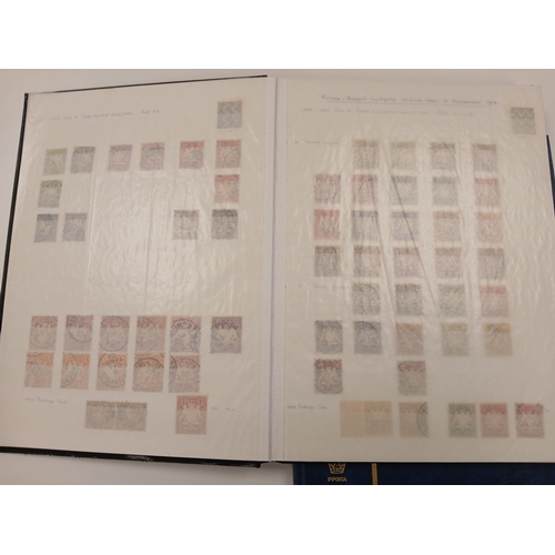 64 - Bavaria and Saar. Collection of German State Bavarian stamps in 32-sided stock-book, from 1849 -1862... 