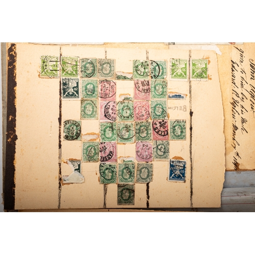 68 - OLD TIME.  An unusual old-time album, somewhat distressed, formerly belonging to Edward Picken Uglow... 