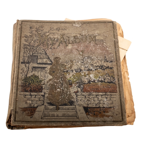 68 - OLD TIME.  An unusual old-time album, somewhat distressed, formerly belonging to Edward Picken Uglow... 