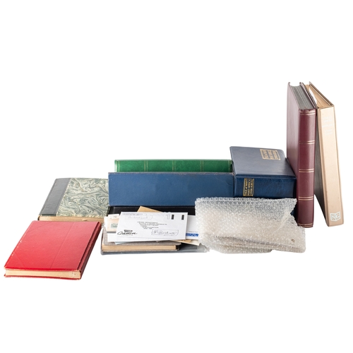 70 - World. A box of world stamps, including IOM FDCs, general albums, but includes a small stock-book of... 