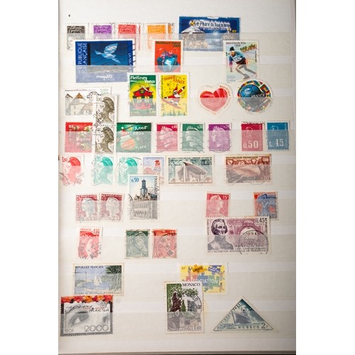 70 - World. A box of world stamps, including IOM FDCs, general albums, but includes a small stock-book of... 