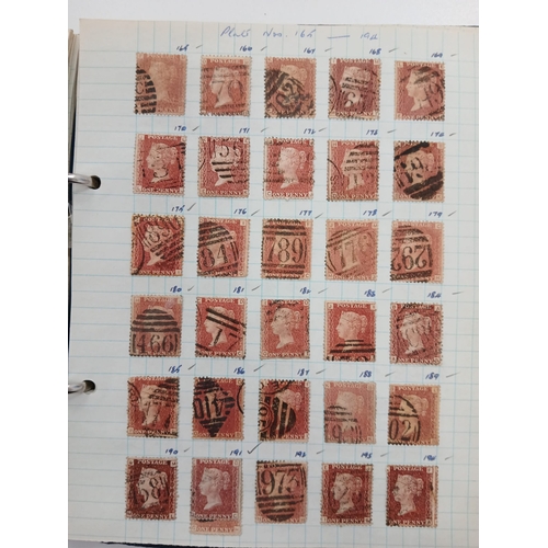 77 - Great Britain. A collection of Queen Victorian British stamps with Line Engraved from 1840 1d blacks... 