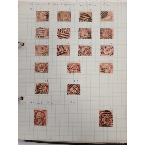 77 - Great Britain. A collection of Queen Victorian British stamps with Line Engraved from 1840 1d blacks... 