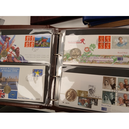 79 - Great Britain. A collection of Great Britain in ten volumes including one-country album with 1840 1d... 