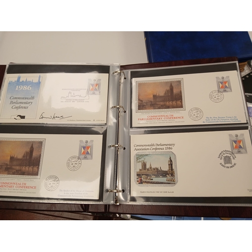 79 - Great Britain. A collection of Great Britain in ten volumes including one-country album with 1840 1d... 